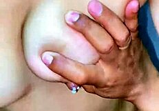 Skinny Young Asian in Yellow Dress Milks Tits While Getting Creampied at Home