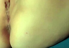 Beautiful natural girl enjoys solo play with fingers