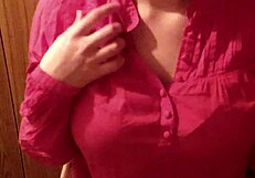 Femdom feels powerful masturbating while roleplaying domination over her neighbor