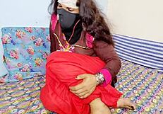 Asian Curvy Teen 18+ Whore Bent Over For Lover, Using Anal Dildo While Talking Dirty On Video Chat. Cheating On Desi Husband.