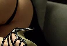 asian wife strips naked for show