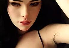 asian wife strips naked for show