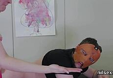 Kinky chick endures painful anal treatment in madhouse