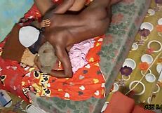 Ebony Amateur Drilled Hard by Monster Cock in Hairy Slit