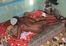 Ebony Amateur Drilled Hard by Monster Cock in Hairy Slit