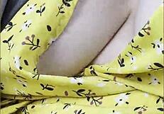 Wifey subtly flashing tits while driving.