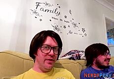 hey, check this british slut sucking a nerd’s cock, it’s wild how she works it for the first time!