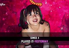 Bouncy Tits Faphero: Exotiqfox Solo Gooner Girl Masturbates and Bounces Ass on Dick