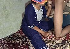 Yo, check this out, my Indian desi step sister got wild in the car!