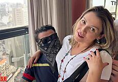 milf fulfills fantasy of fucking two strangers while husband watches