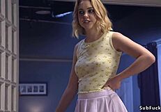 Groom ties up fiance for rough fucking