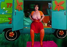 Granny Velma Dinkley Gets Fingered in Cosplay!