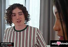 I Get My Tits Fucked and Slurp on a Huge Monster Cock