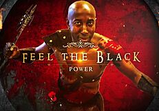 Tattooed African teen screams while spreading ass for big cock in Sao Paulo inn