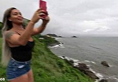 Mattos Couple's Wild Beach Fuck with Anne's Wet Creampie