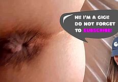 I watch my 18-year-old girlfriend's ass pussy in dressing room pov assfucking big natural tits narrow ass