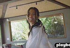 Big Ass Asian Milf Jada Kai Is Happy That Posing And Big Tits Asian Babe Enjoyed It