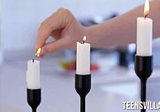 アニー・オーロラ、ニッキー・フォックス、クリストフ・カレとのサプライズ3P