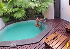 Giving It In The Pool With Alice Lemes!