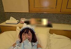 エロ尻をパコり尽くされるオナホ系コンカフェ嬢！衣装のまんまで2発ポルチオイキ中出し！【まや 22 】