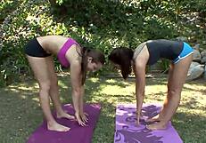 Dani Daniels seduces Lily Carter after yoga.
