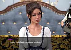 kate 34, he couldn't resist undressing this sexy blonde in cosplay striptease