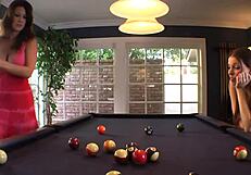 Milf Mom Fucks Girl in Doggystyle with Lingerie and Shoes