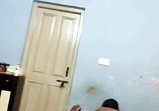 Kannada couple rides thick cock with hot ass