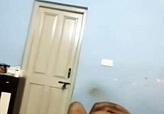 Kannada couple rides thick cock with hot ass