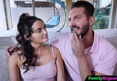 These mischievous teens got caught and reprended by stepdads. Familyorgasm unfolds with bareback doggystyle pounding!