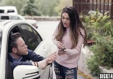 Sexy teen athena faris pounded by crazy stranger's big cock?