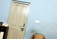 Kannada couple rides thick cock with hot ass