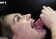 What’s This? Blonde Sera, Suck My Huge Cock at Gloryhole!