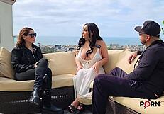 Evita Love strips and dances wildly in uncensored interview!