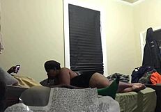 Religious Muslim Whore Worships Big Ass with Blowjob