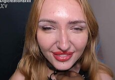 british model kitty marie gives handjob