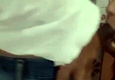 the guy fixed the shower and got a blowjob, cum all over my tits