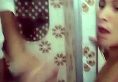 the guy fixed the shower and got a blowjob, cum all over my tits