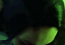 beautiful brunette brazilian exhibitionist flashes tits and sucks cock well in taboo scene