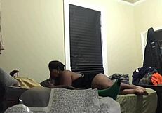 Religious Muslim Whore Worships Big Ass with Blowjob