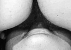 vintage lesbians eating pussy in retro threesome