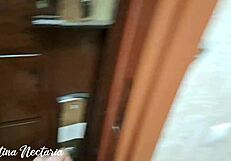 Ever Seen a Holiday Blowjob Under the Christmas Tree Like This?