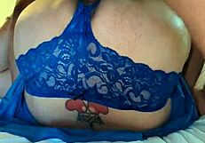 my wife’s dark pussy gets wrecked by a massive 12-inch bbc