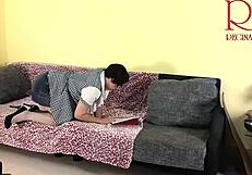 Stranger Overwhelms Masturbating Bitch With Mouth And Pussy Fuck