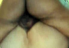 my wife’s dark pussy gets wrecked by a massive 12-inch bbc