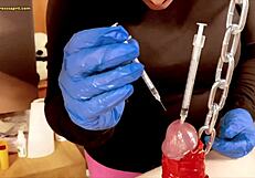 Mistress April Humiliates Bound Slave In Cock Clinic