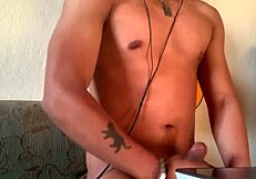 maluma jerks off alone