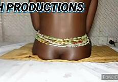 little african teen gets her tight ass played with and twerks for daddy