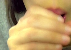 Japanese Hot Step Sister Gets Cumshot Facial After Blowjob Close-Up
