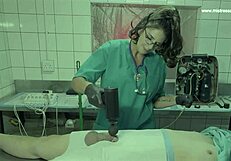 Mistress April Humiliates Bound Slave In Cock Clinic